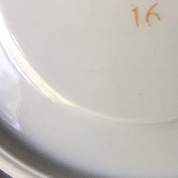 Vintage Gold Plated Fine Porcelain Tea / coffee cups saucers & serving set 17 Pc - Picture 16 of 16